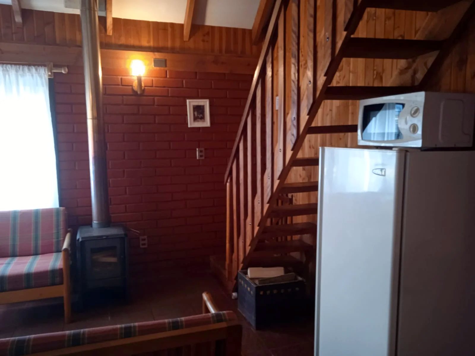 Living con escalera
